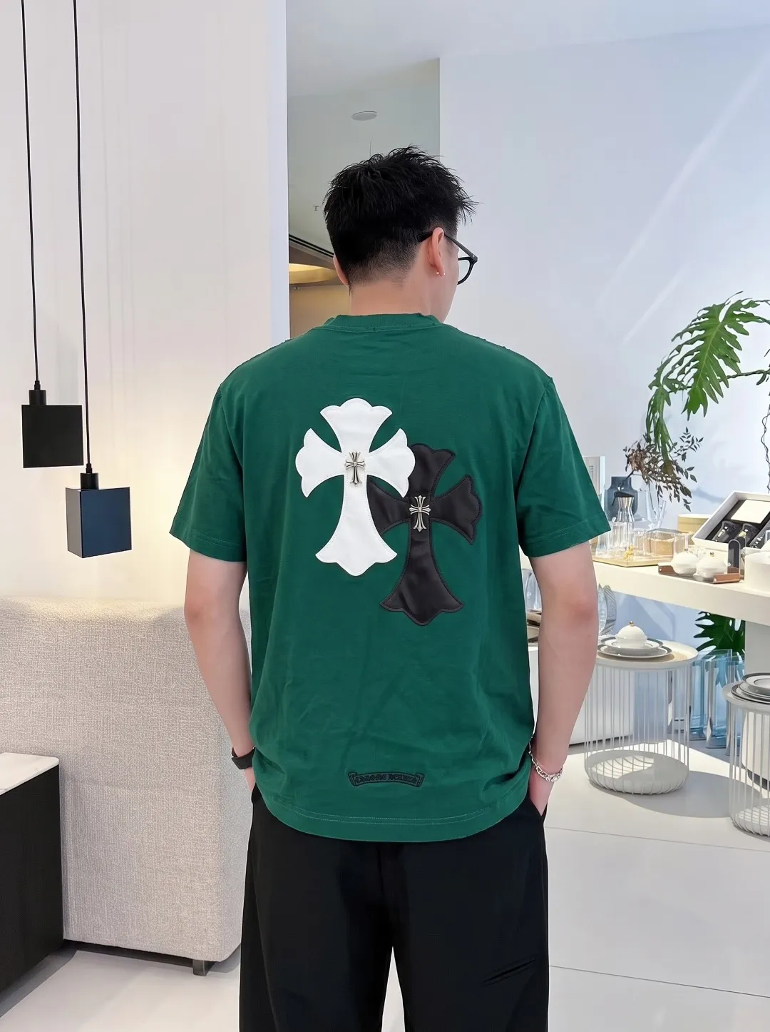 [CH ] 2026FW T Premium 26s ：Black White Green Size：S M L XL 2XL